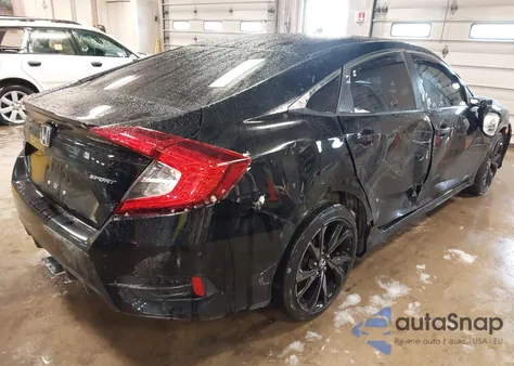 2020 Honda Civic Sport from USA, damaged, VIN 19XFC2F89LE015912